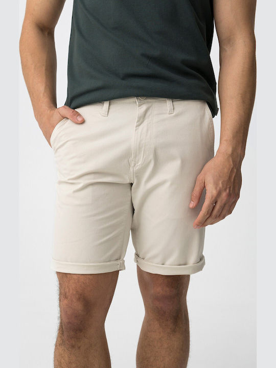Men's White Bermuda