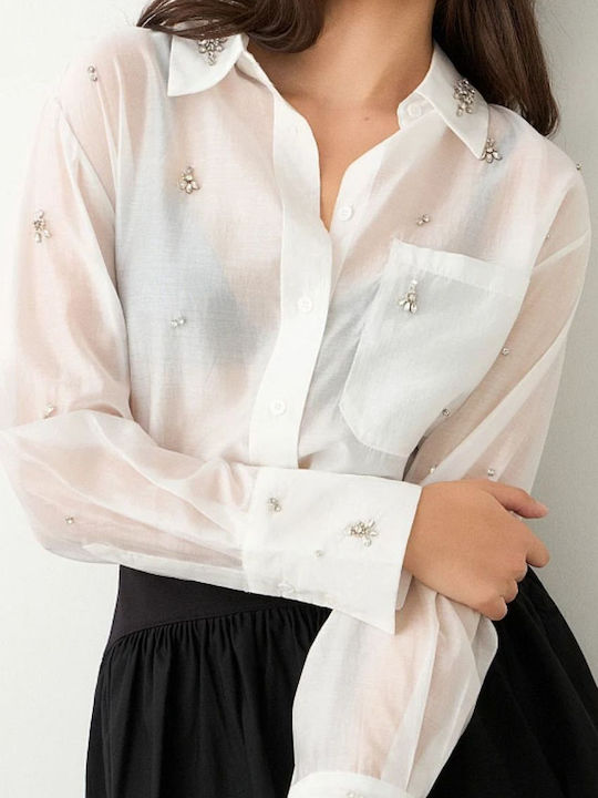 Long Sleeve Women's Shirt White