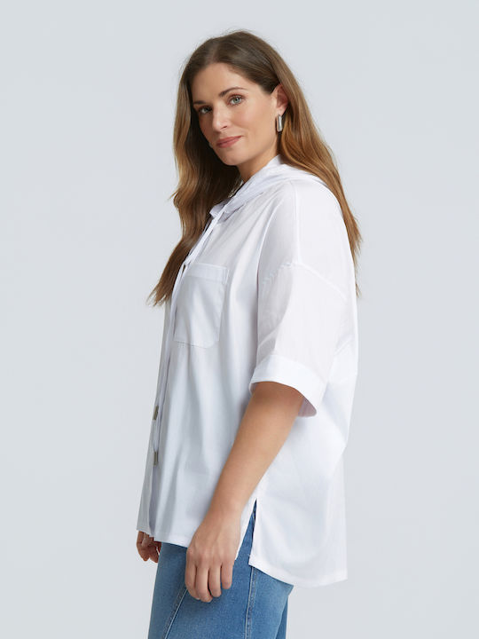 Short Sleeve Women's Shirt White
