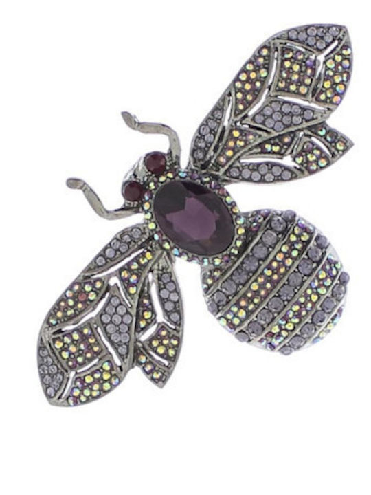 ButicCochet ButicCochet Brosche Lila