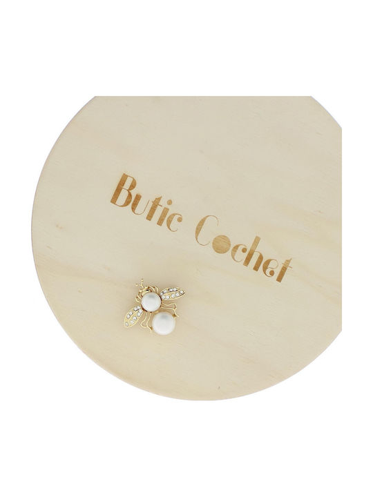 ButicCochet Pin Galben Din Aur
