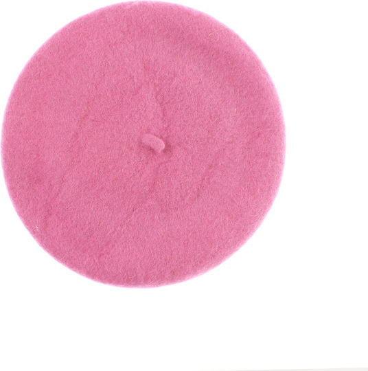 Women's Beret Buticcochet Wool One Size Pink Bsc721