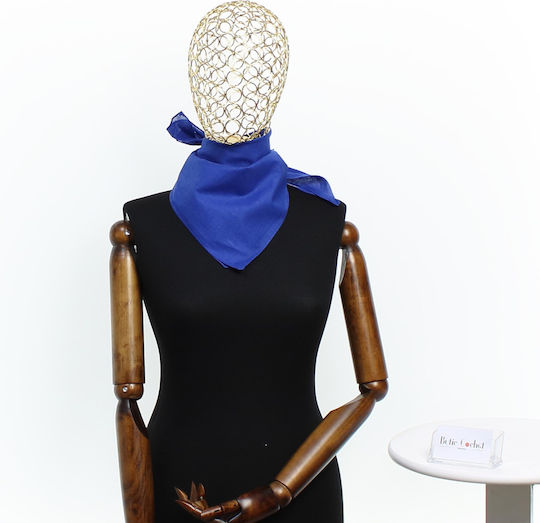 Cotton Bandana Size 55 X 55 Cm Buticcochet Solid Color Blue Es2231
