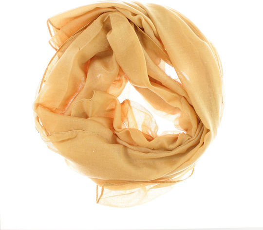 Fular Damă 30% Viscoză 70% Poliester ButicCochet 68x180 Cm Bej Es3350