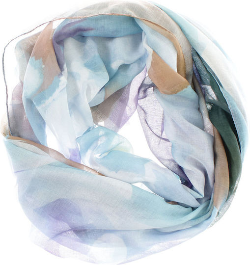 Fular Damă 30% Viscoză 70% Poliester ButicCochet 68x180 Cm Multicolor Es3338
