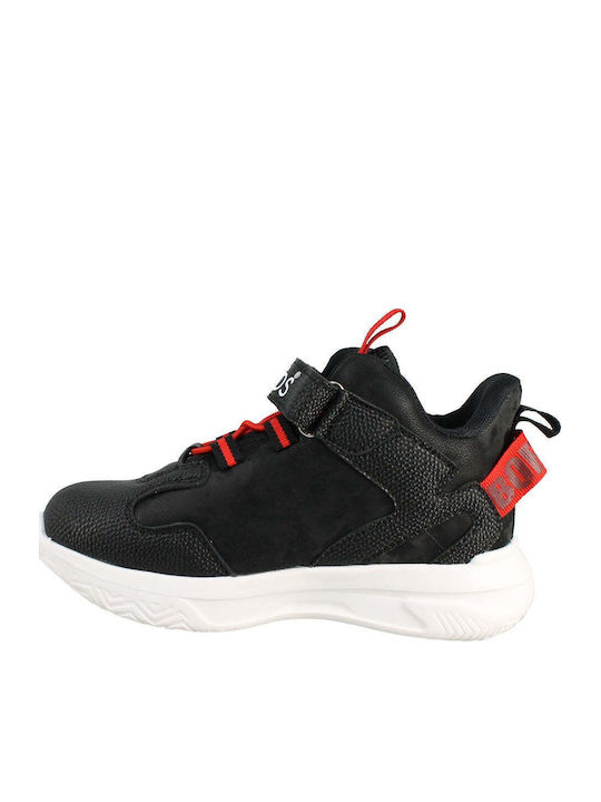 Παιδικά Sneakers High Ανατομικά Μαύρα