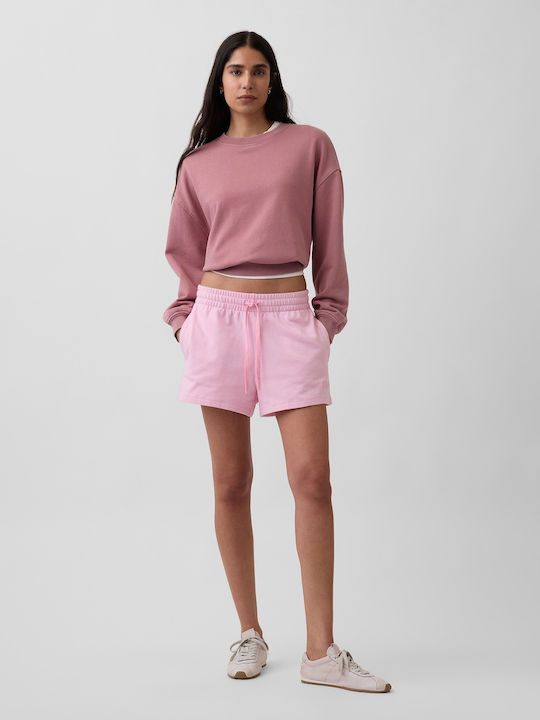 Damen Terry Shorts Rosa