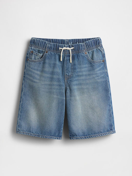 Kids Denim Blue Shorts Bermuda