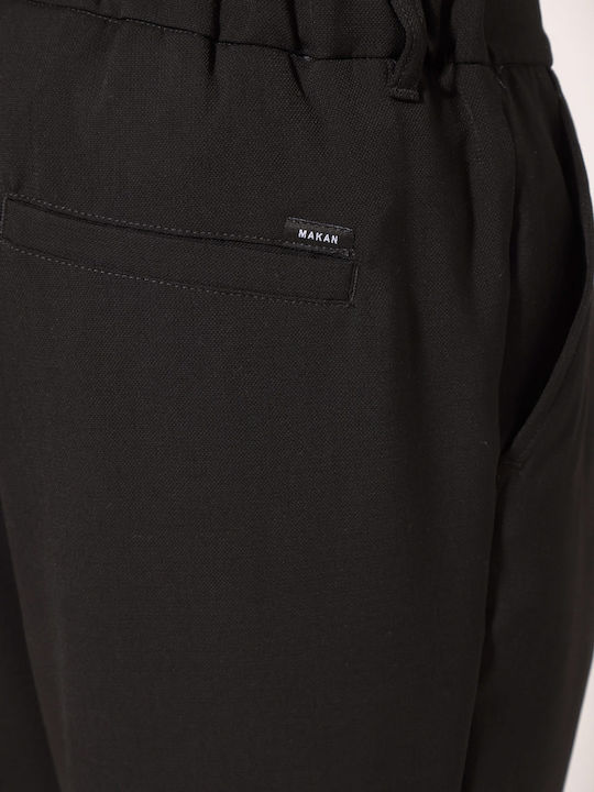 Παντελόνι σε Loose Εφαρμογή Black