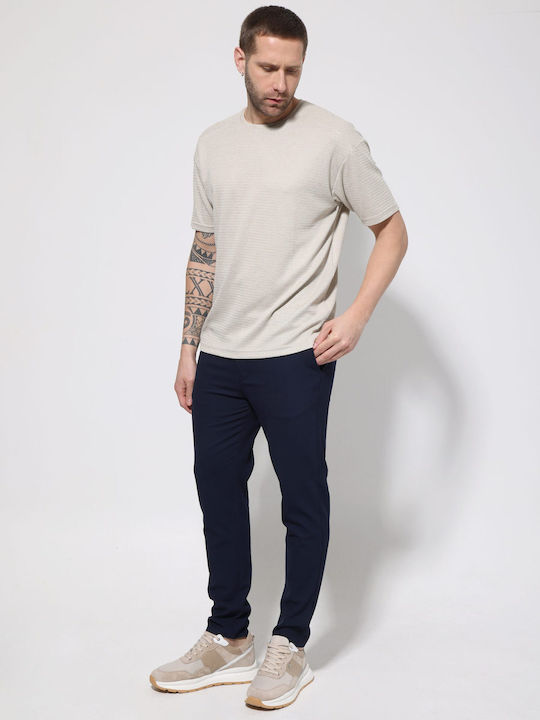 Herrenhosen Chinos in Schlank Passform Blau