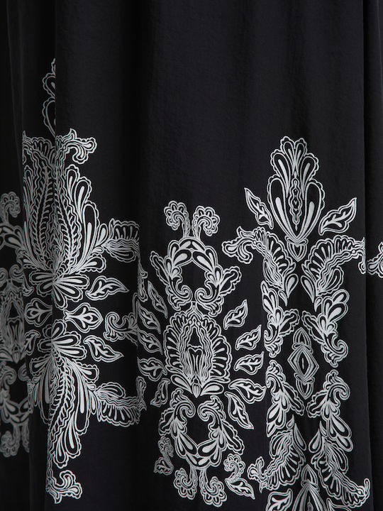 Rochie De Vară Midi Pentru Nuntă Botez Neagră 8501.7240.NETTO-black