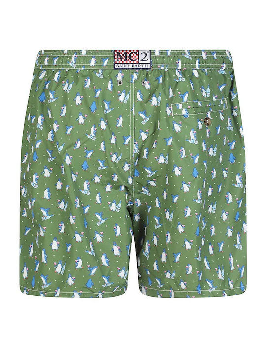 MC2 Fantasy Herren-Bademode Kurze Hosen Grün