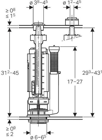 Dual Mechanism Geberit 282.350.21.2