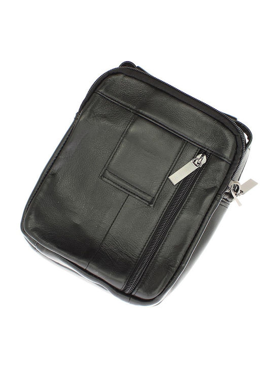 Leather Women's Shoulder Bag Black