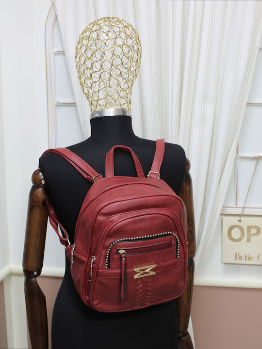 Geantă De Damă Tip Rucsac Burgundy