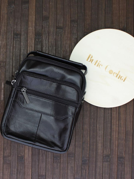 Leder Damen Schultertasche Braun