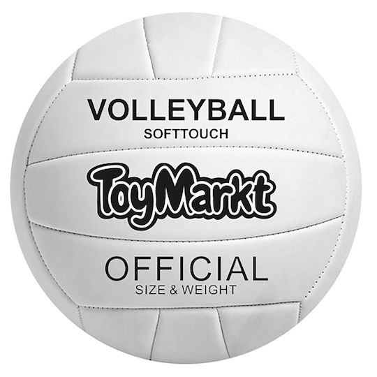 ToyMarkt Παιδική Μπάλα Βόλεϊ 20εκ. Λευκή