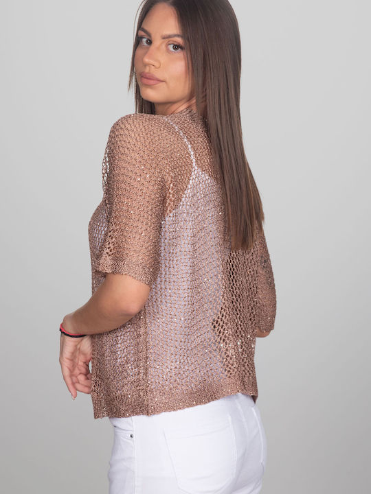 Beige Women's Bolero