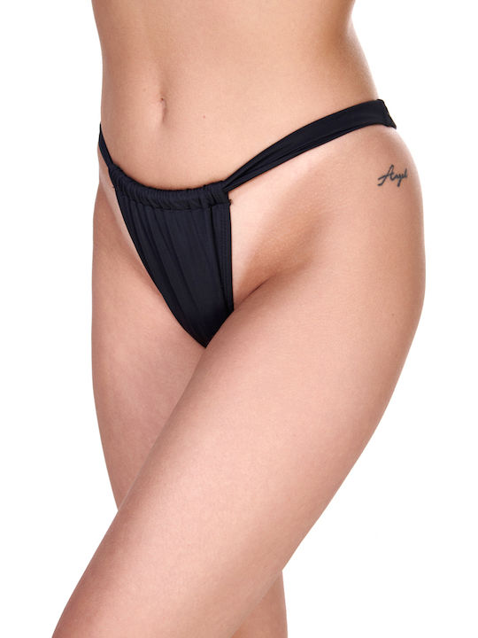 Bikinihosen Slip Schwarz