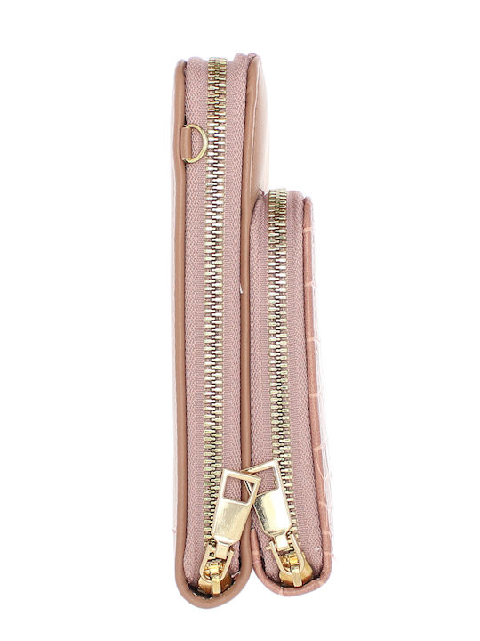 Große Damenbrieftasche Rosa