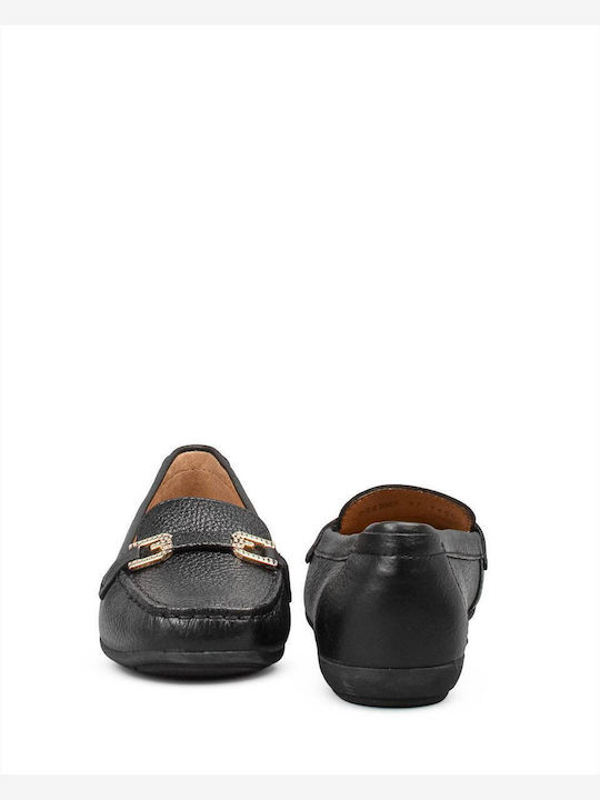 Annytah Moc Γυναικεία Loafers σε Μαύρο Χρώμα
