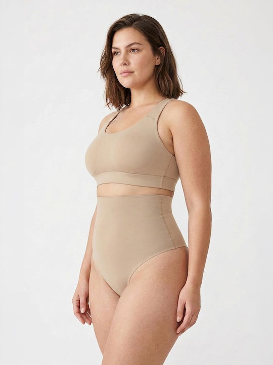 The Lady Slip Σύσφιξης Χωρίς Ραφές Μπεζ