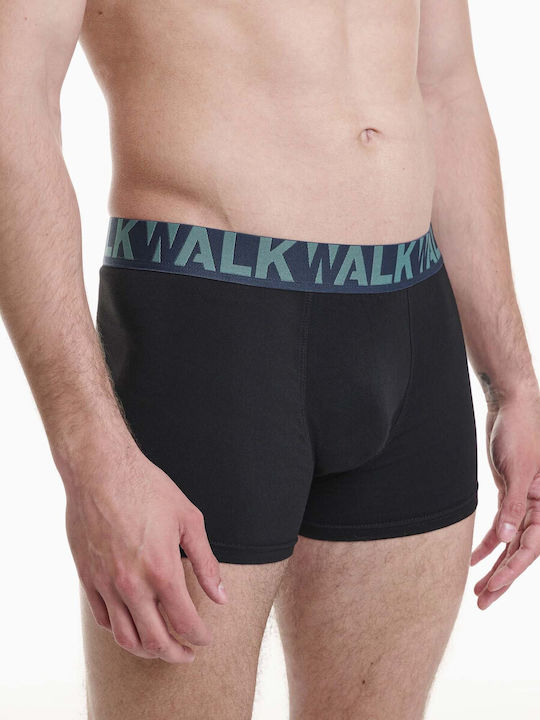 Herren Boxershorts Blau/Grau 2Pack