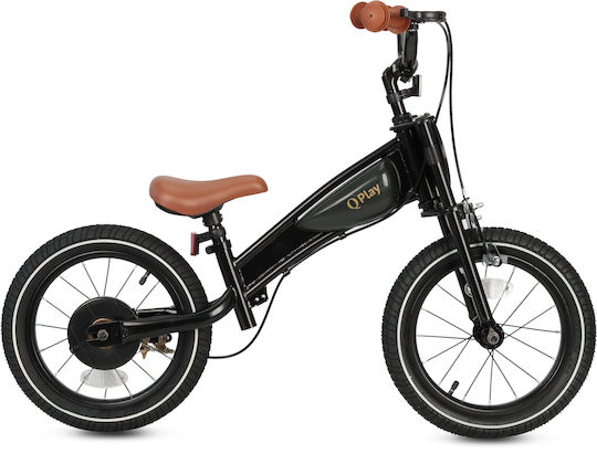 Q Play Kinder Balancefahrrad Schwarz