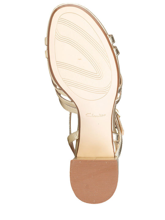 Ezoria Strap Sandals Gold