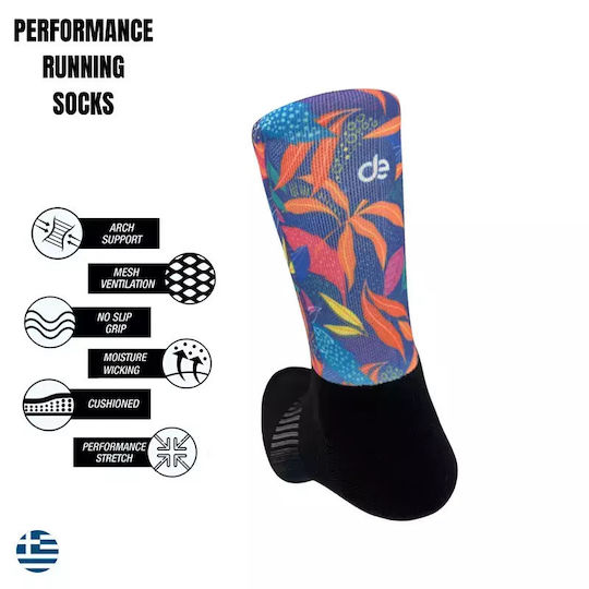 Desocks Printed Performance Cycling Socks Flowers S 35 38