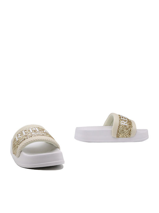 Lotty Flip Flops in White Colour