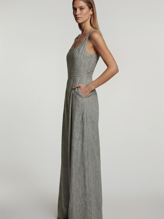 Damen Jumpsuit Grau 57-25-003A-2