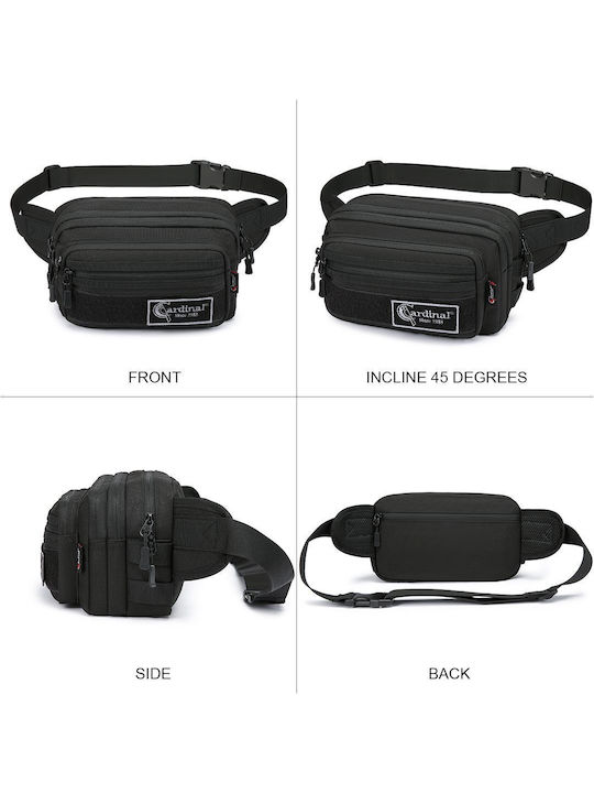Herren Gürteltasche Schwarz
