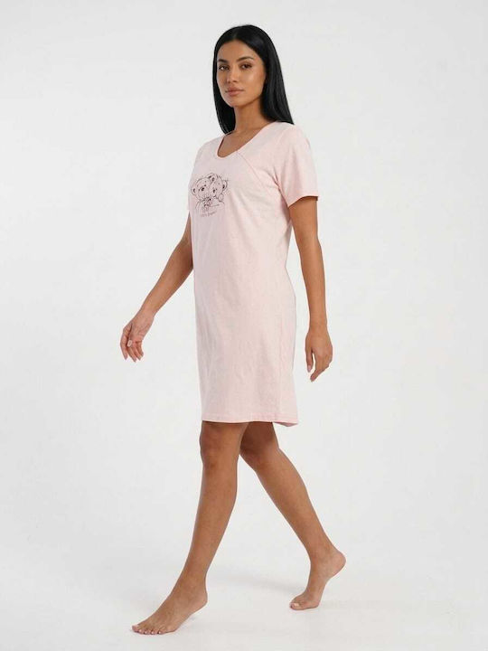 Maternity Nightgown Pink