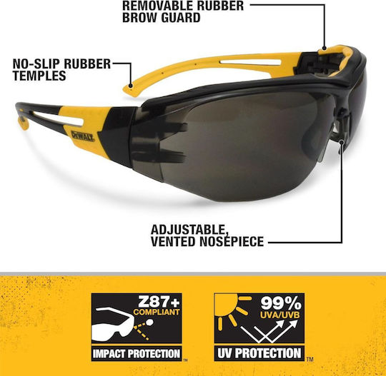 Dewalt Dpg108-2d Eu Ochelari De Protecție Uv Netransparenți