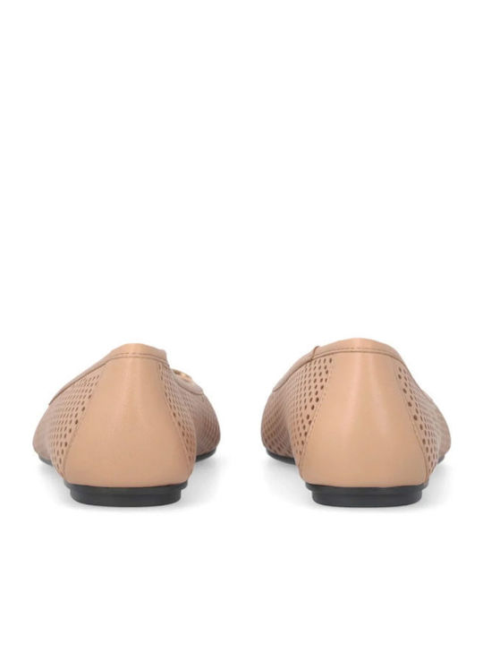 Leather Ballerinas Pink