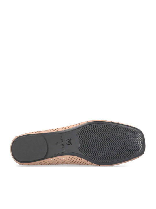 Leather Ballerinas Pink