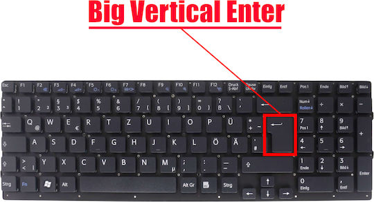 Deutsche Tastatur Für Laptop German Laptop Keyboard Sony Vaio Vpc-eb Vpc-eb11 Vpc-eb12 Vpc-eb13 Vpc-eb1 Vpc-eb2 Vpc-eb3 Vpceb Pcg-71212m V111678b 148793421 V111678a De No Frame Black Κωδ.40136denofr