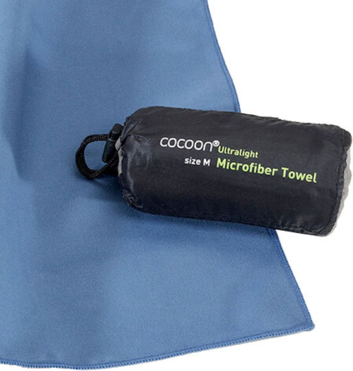 Cocoon Πετσέτα Microfiber Προσώπου 40gr/m² Μπλε 60x30εκ.