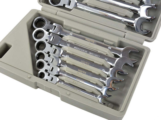 Geko Set Germano-polygon cu Dimensiune de la 8mm până la 19mm 12buc