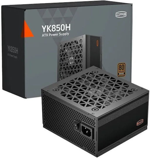 PCCOOLER YK-H YK850H 850W Sursă de Alimentare Neagră Full Wired 80 Plus Bronze