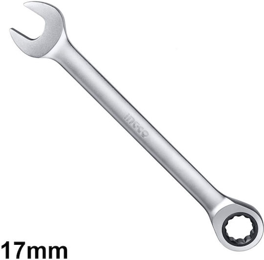 Ingco German Polygon Ratchet Ring 17mm 1pcs