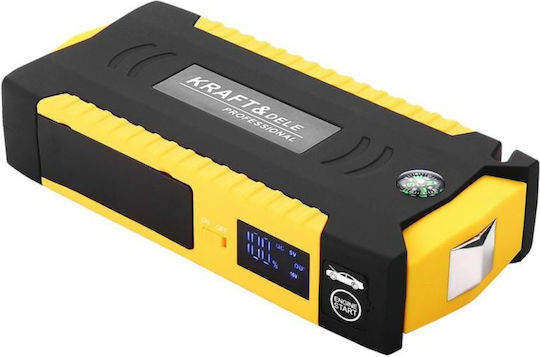 Kraft & Dele Starter Portabil Baterie Auto cu Banca de Alimentare USB Obiectiv