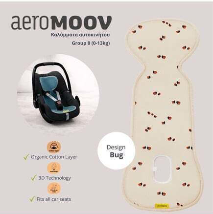Aeromoov Αντι-ιδρωτικό Κάλυμμα Air Layer 0-13kg Κάθισμα Αυτοκινήτου Group 0 Ladybug