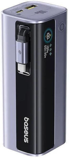 Baseus EnerGeek GR11 Външна Батерия 10000mAh 100W Power Delivery Бързо Зареждане PPS Сива