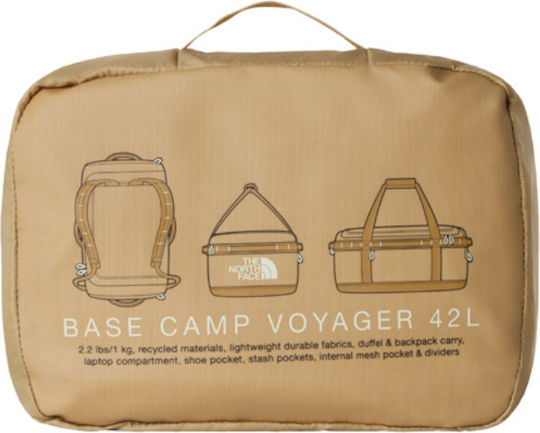 The North Face Base Duffle Bag 42l Brown Fabric