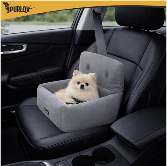 Purlov Waterproof Dog Car Seat Gray