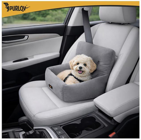 Purlov Waterproof Dog Car Seat Gray