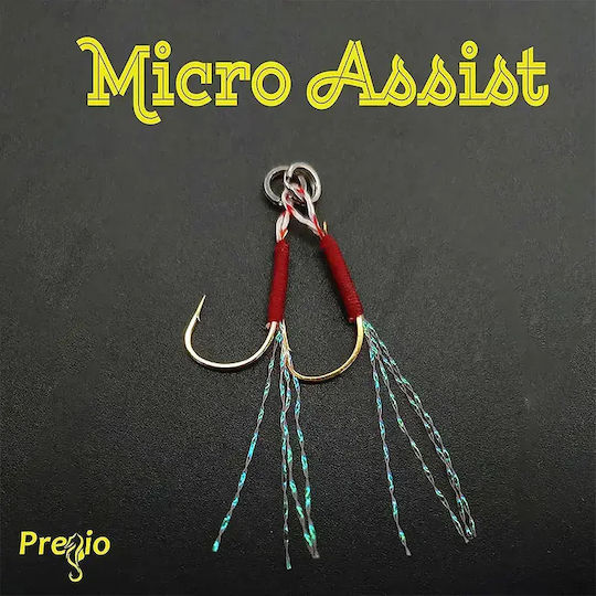 Micro Assist Hooks Split Ring Pregio 25-005 M