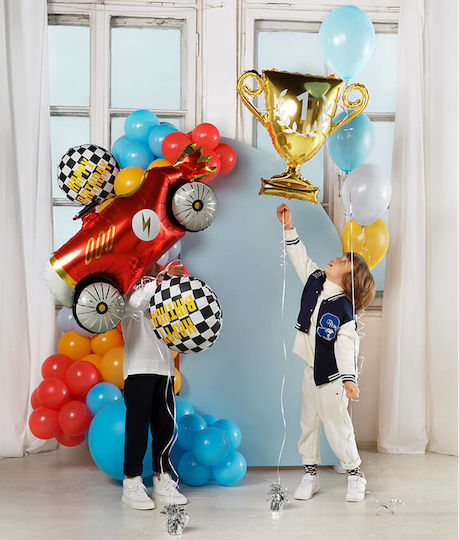 Μπαλόνι Βάπτισης Disney Cars Foil Κόκκινο 48εκ.